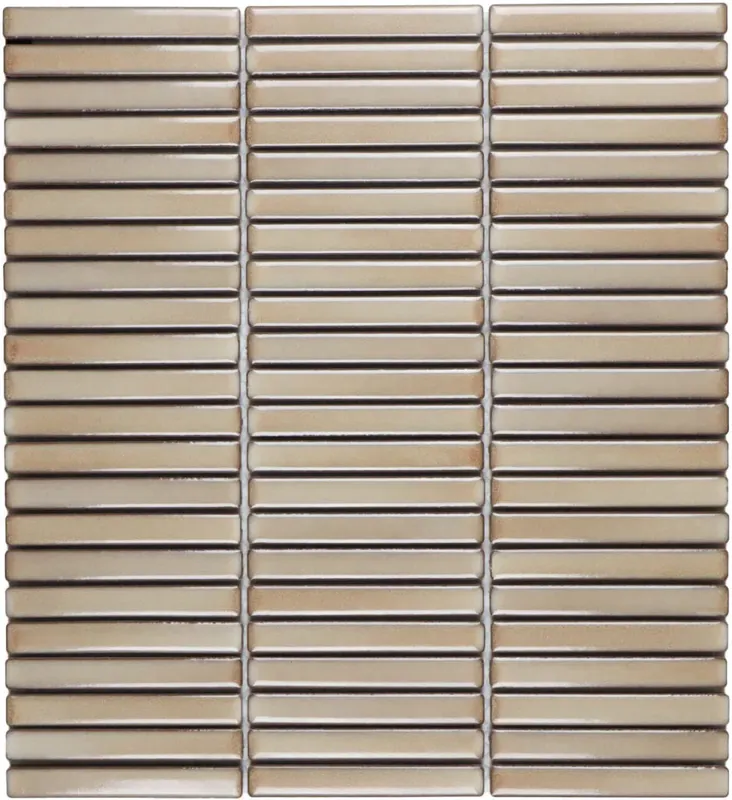 Premium The Mosaic Factory Sevilla Mozaïek Tegel Mini Kitkat Vinger - Desert Beige 282x308 mm
