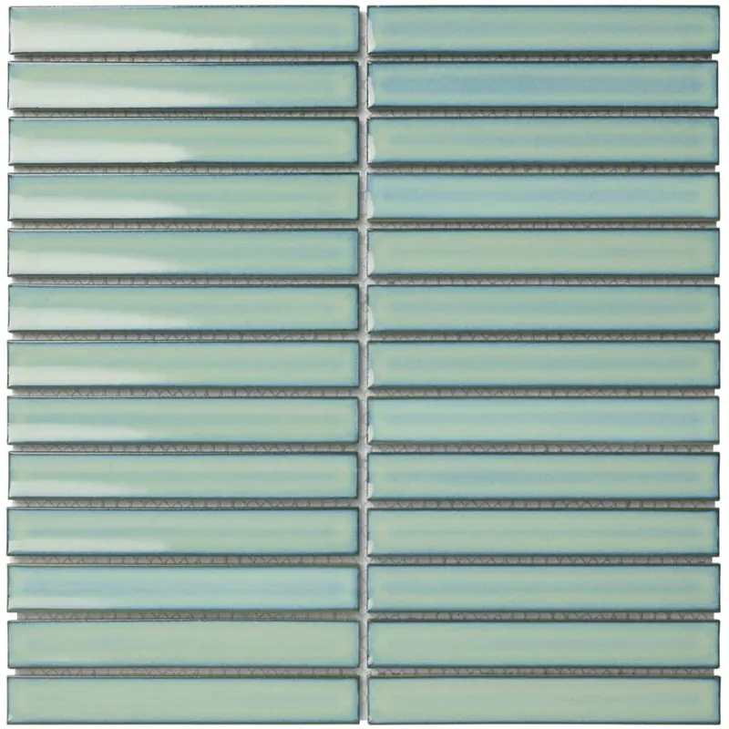 Beste Prijs The Mosaic Factory Sevilla Mozaïek Tegel Kitkat Vinger - Turquoise Porselein Geglazuurd 296x299 mm