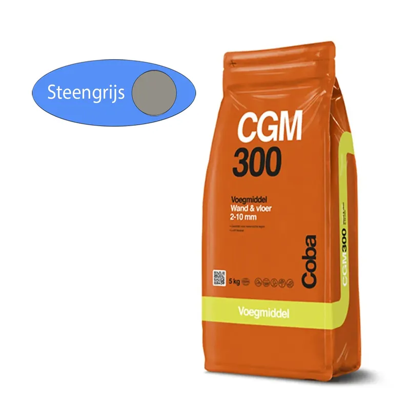 Coba CGM 300 Voegmiddel steengrijs 5KG vloer en wand Express Levering