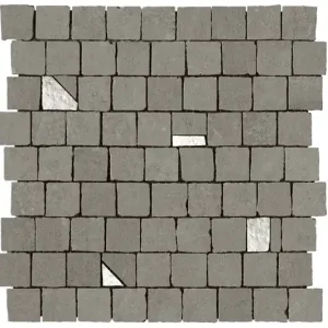 Veilige Betaling Mozaïektegel Serenissima Studio 50 1069312 VLMoz.300X300 Peltro 10mm Mat Ret.R10 F:Random