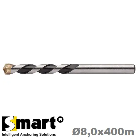 Betonboor professional Ø8,0x400mm (per stuk) Gereduceerde Prijs