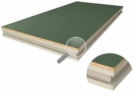 PIR + Spano vloerplaten T&G 1200x600x100mm +12mm Rd:4,65 (=0,72m²) Voordeelprijs