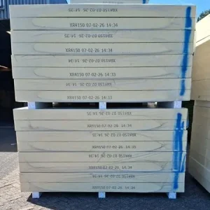 B-keus PIR 2-zijdig aluminium 2400x1200x150mm Rd:6.81 (=2,88m²) Weekendaanbieding