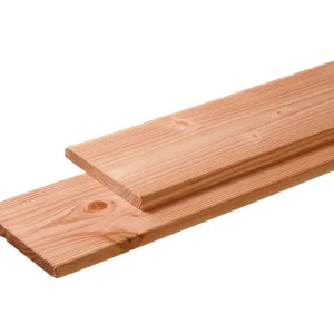 Douglas plank rondom geschaafd 2,5 x 19,5 x 500 cm, onbehandeld Finale Uitverkoop
