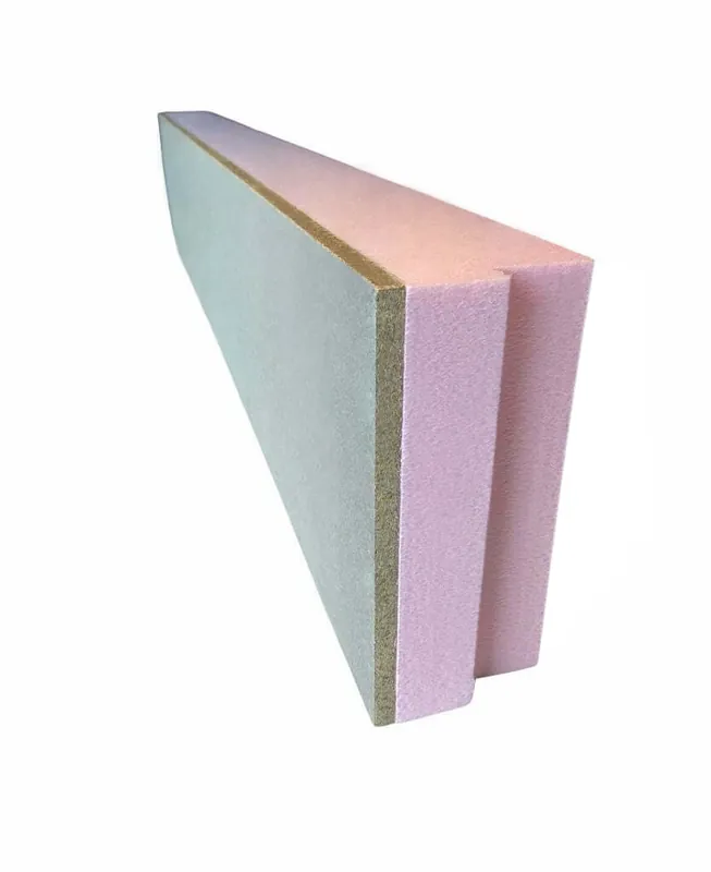 Speciale Aanbieding Geïsoleerde kantplank 10mm grijs XPS 180mm 1250x750x190mm Rd waarde 4,85