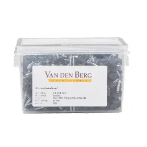 Beste Prijs Zelfborende zetwerkschroef 4,8 x 28mm RAL 7016 x doos á 250 st,