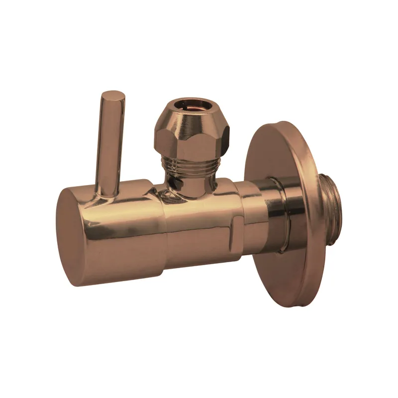Best-design "dijon-solara" hoekstopkraan 1/2" x 3/8" (10 mm knel) sunny bronze Direct Verzonden