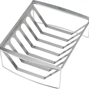 Landmann selection rvs spareribhouder/braadkorf Beperkt Aanbod