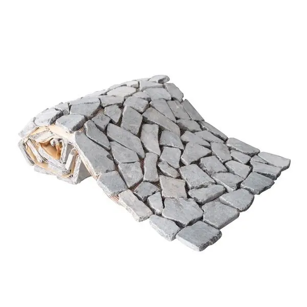 Hete Deal Mozaiek beachstone rol dark-grey 34x150 cm (sample)