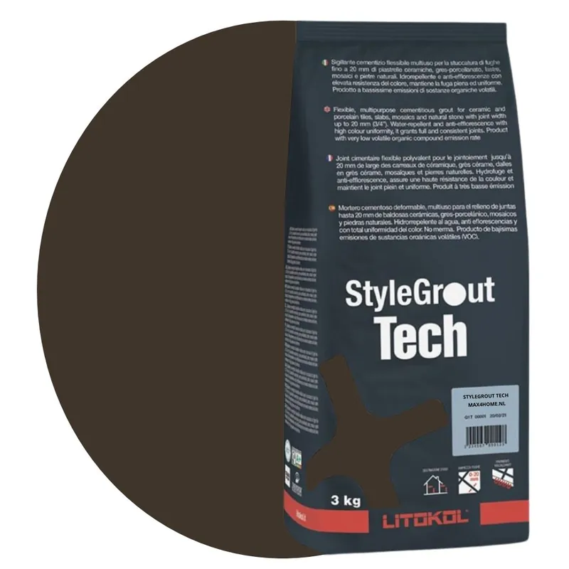 Voegmiddel stylegrout tech brown-3 voeg 3 kg Lage Prijs