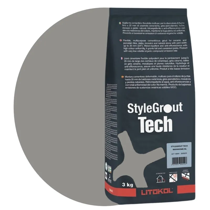 Voegmiddel stylegrout tech silver-3 voeg 3 kg Premium