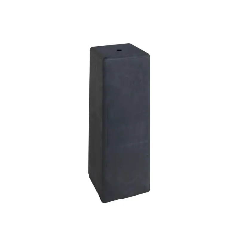 Gereduceerde Prijs Betonpoer antraciet met facetrand 120×120 mm
