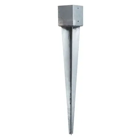 Voordeelprijs Paalhouder punt vuurverzinkt 101×101 mm