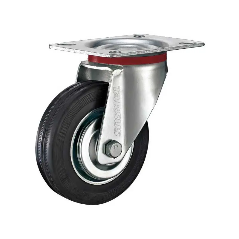 Tarsus Zwenkwiel 160 mm zwart Meest Verkocht