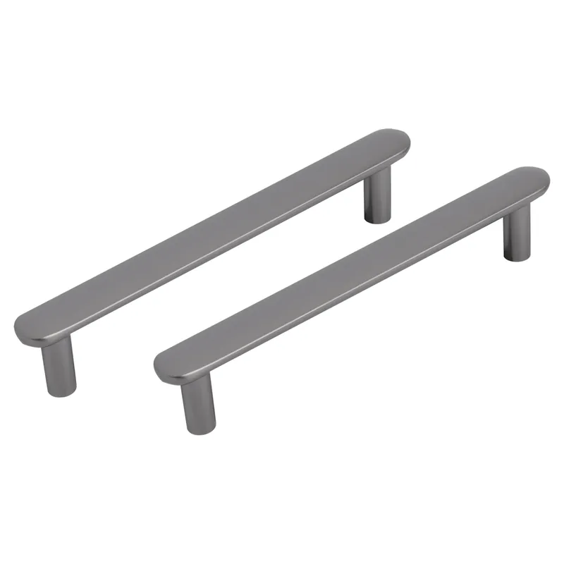 Differnz Eindhoven meubelgreep plat 128 mm – Gun metal Hete Deal
