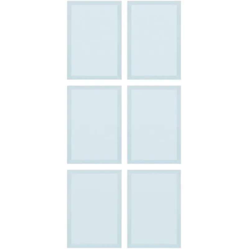 Lage Kosten Cando facetglas blank Traditional Naarden 78×201,5 cm
