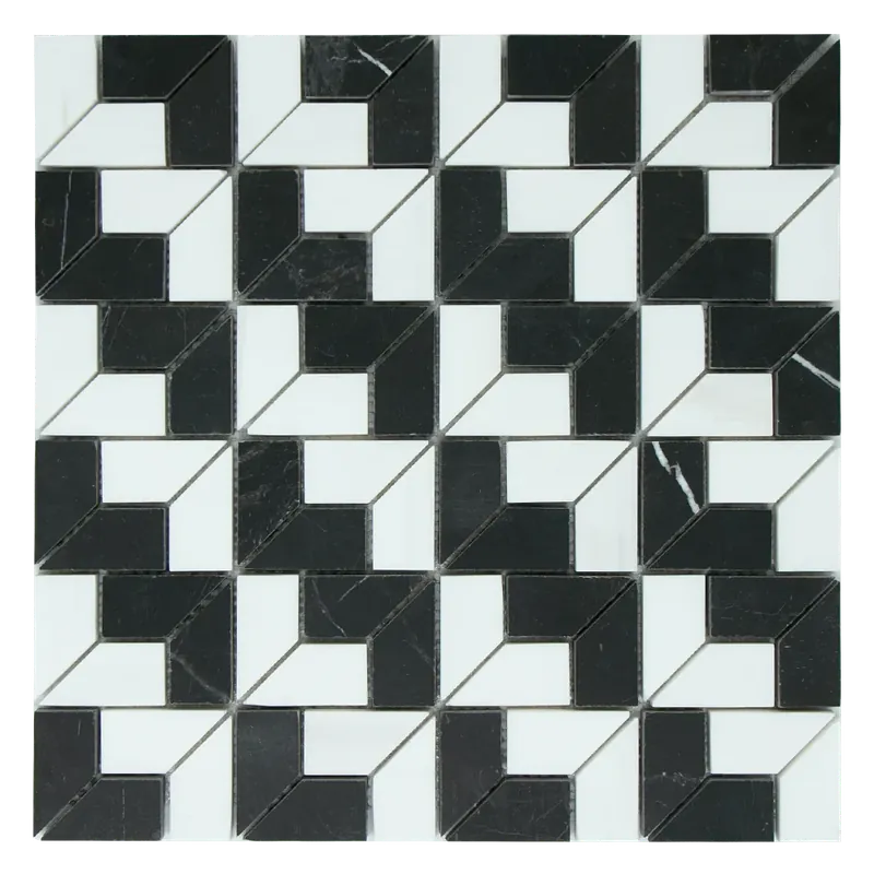 Hete Deal SAM Mosaic 3D Black White