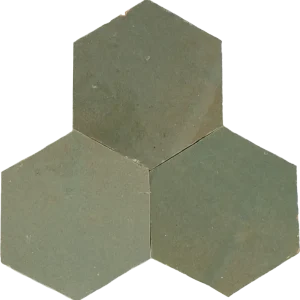 Aanbieding Zellige Vert Gris Hexagone