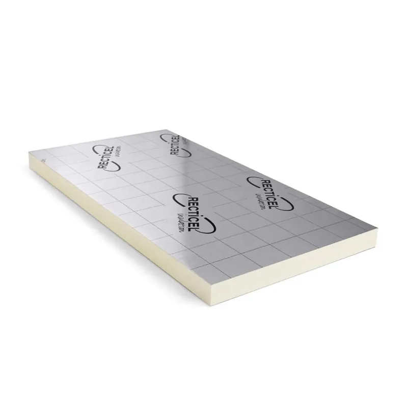 Express Levering Recticel Eurothane Silver | 1200x600x120mm | Pir dakplaat – Rd:5.45 (=0,72m²)