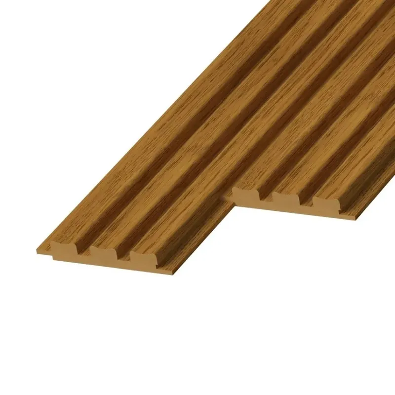 Finale Uitverkoop 3D Decoratieve Wandpaneel MDF – WP04 – 113 TEAK ( 12.6 x 280 cm )