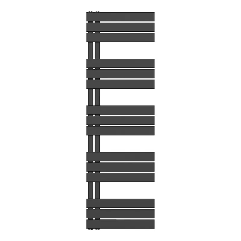 Design Thermostatische Radiatorkraan Middenaansluiting – Geschikt voor Muur en Vloeraansluiting – Mat Zwart Direct Beschikbaar