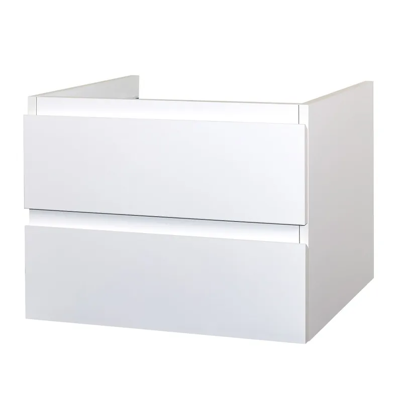 Wastafelblad MDF – 76,4 x 45,5 x 2,6 cm – Glanzend Wit Wastafeltablet voor Badkamermeubel Betaalbaar
