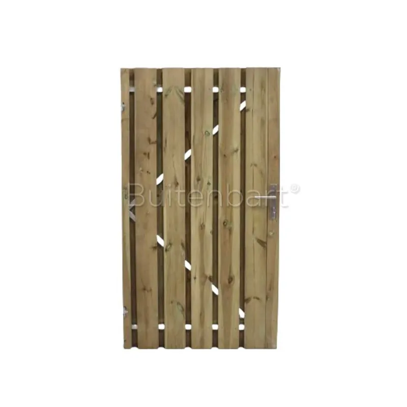 Laatste Versie Tuinpoort Trendline Easy Grenen Groen Geïmpregneerd 150x190cm Linksdraaiend