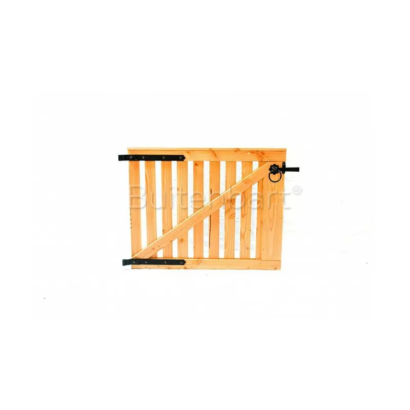 Betrouwbaar Tuinpoort Douglas geschaafd onbehandeld (incl. voorgemonteerd hang en sluitwerk) 100x120cm Linksdraa