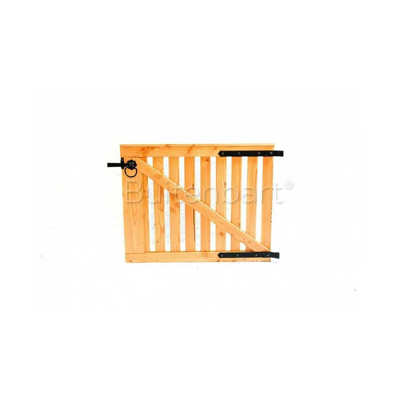 Tuinpoort Douglas geschaafd onbehandeld (incl. voorgemonteerd hang en sluitwerk) 60x120cm Rechtsdraa Korting
