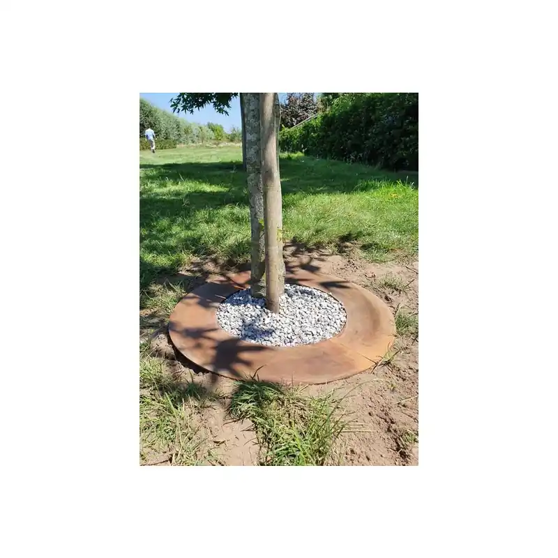 Boomring Cortenstaal Plat Diameter 75cm Uitverkoop