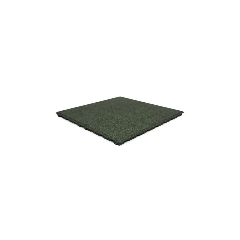 Veilige Betaling Rubber Veiligheidstegel Groen 50x50x2,5cm