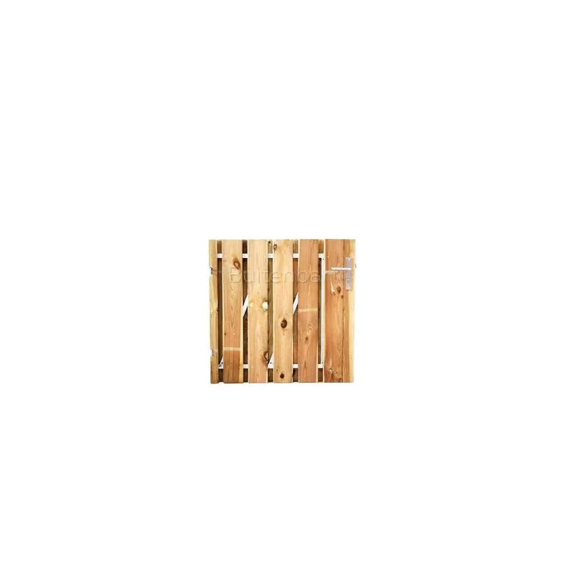 Must-Have Tuinpoort Trendline Easy Grenen Rood Geïmpregneerd Laag 140x100cm Linksdraaiend