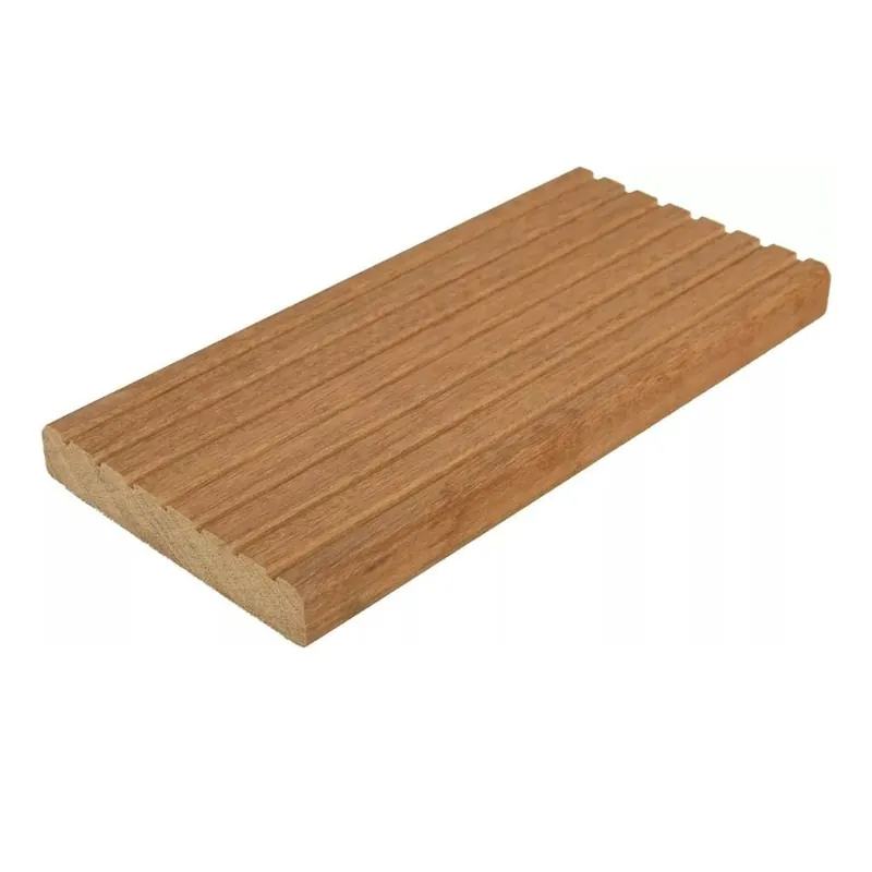 Merkproduct Bangkirai terrasplank glad/grof Basic 2.1x14.5x305cm