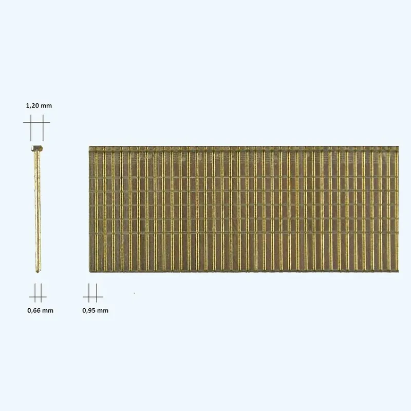 Gegalvaniseerde 21 Ga microbrads M - 21mm Bestseller