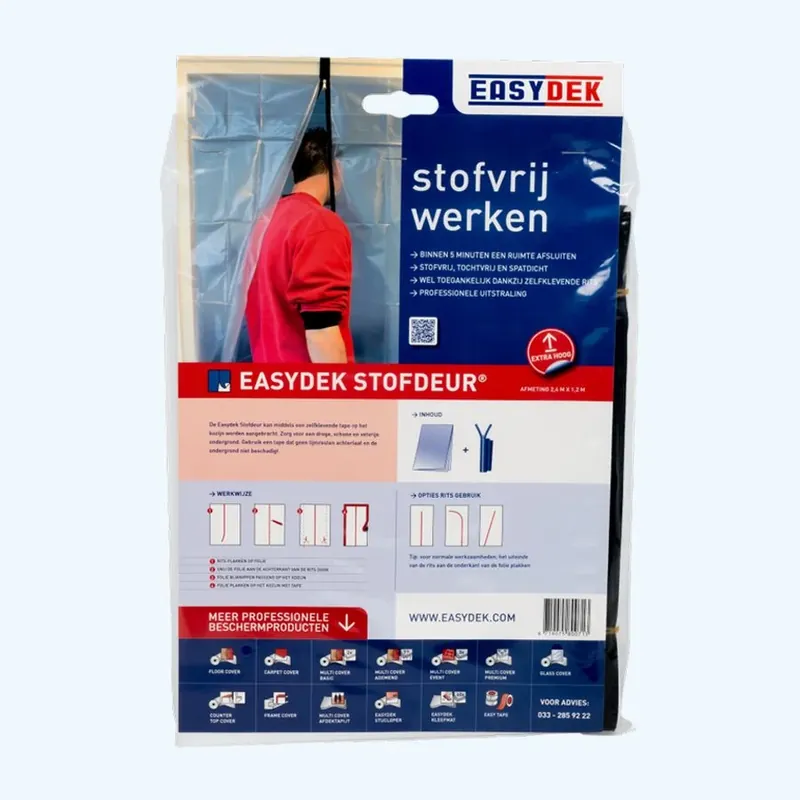 Uitverkoop Stofdeur 2,4 x 1,2 meter