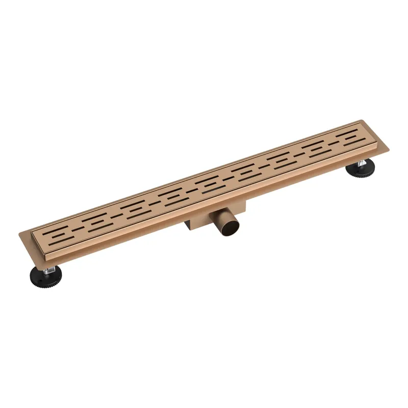 Claveo RVS Douchegoot - 100cm - Geborsteld Koper Must-Have