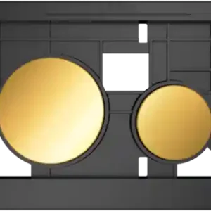 Lage Prijs TECE Loop Los Toilet Toetsen voor DuoSpoeling - Geborsteld Goud