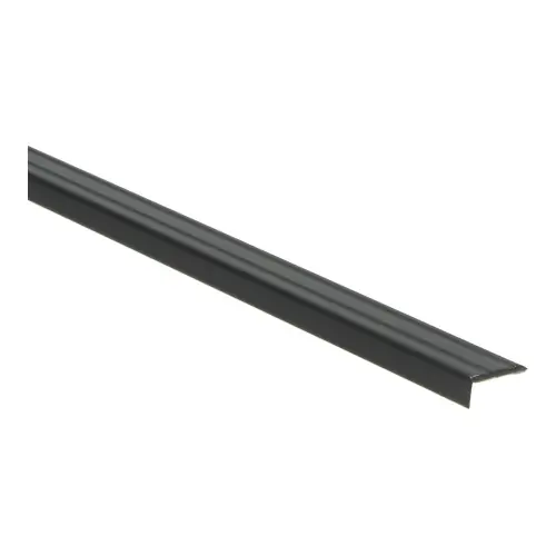 Korting Hoeklijnprofiel - Zelfklevend - Aluminium - 100x1cm - Zwart