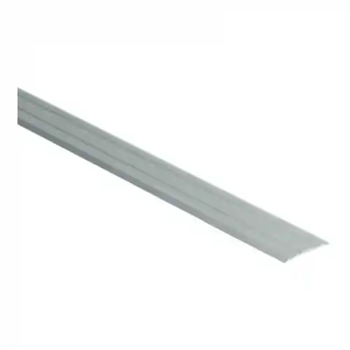 Gereduceerde Prijs Dilatatieprofiel - Zelfklevend - Aluminium - 100x2,5cm - Geborsteld Zilver