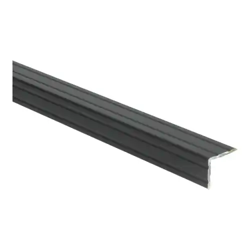 Aanbieding Duo-Hoeklijnprofiel - Zelfklevend - Aluminium - 100x3x2,45cm - Zwart