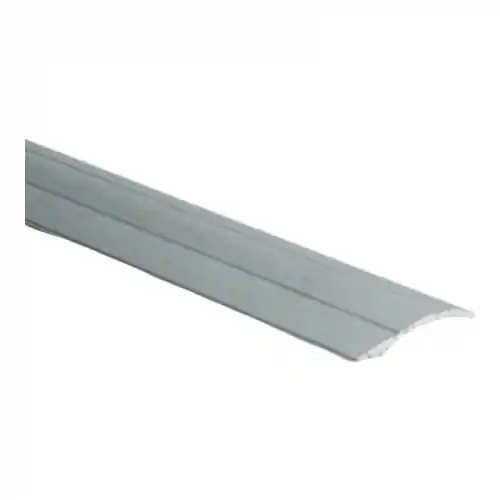 Gereduceerde Prijs Overgangsprofiel - Zelfklevend - Aluminium - 0-20mm - 300cm - Geborsteld Zilver