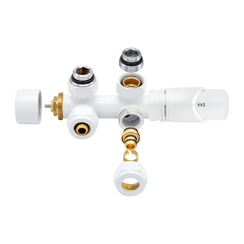 Belrad Middenaansluitset Haaks - M30x16/2 - Wit Alleen Vandaag