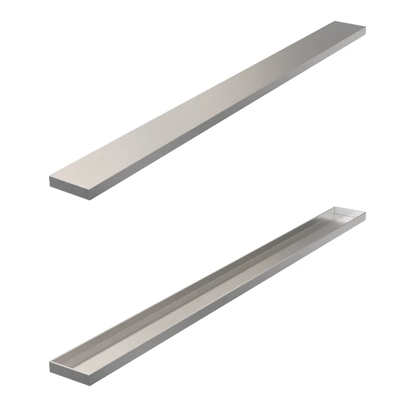 Brauer Brushed Edition Multifunctioneel Tegelinlegrooster - 70cm - PVD - Geborsteld RVS Seizoensaanbieding