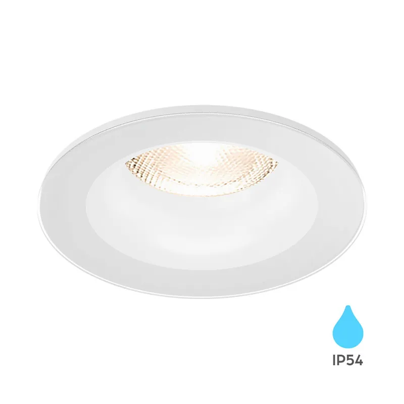 Lage Kosten Braytron LED Spot Behuizing - Rond - IP54 - Wit