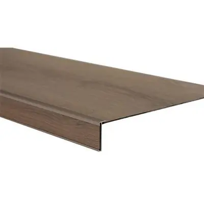 Floorlife YUP Herringbone PVC Traprenovatie Set: Stroken, Stootborden, Trapneuzen voor 4 Treden - Light Brown Uitverkoop