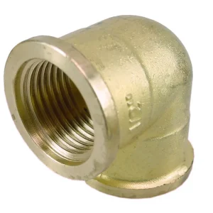 Gasdraadfitting Knie 3/8 Bi x Bi messing Tijdelijk Beschikbaar
