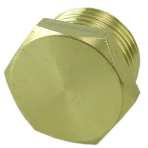 Gasdraadfitting Plug 1/2 Bui messing Superprijs