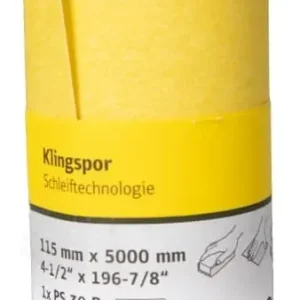 Klingspor PS30D Schuurrol - K240 - 115mm x 5m - Geel Dagaanbieding