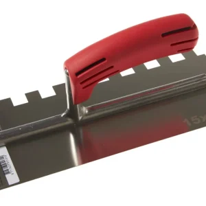 Betaalbaar NELA Basic-Line Lijmspaan met Soft Handgreep - 15mm - RVS - 280x120mm