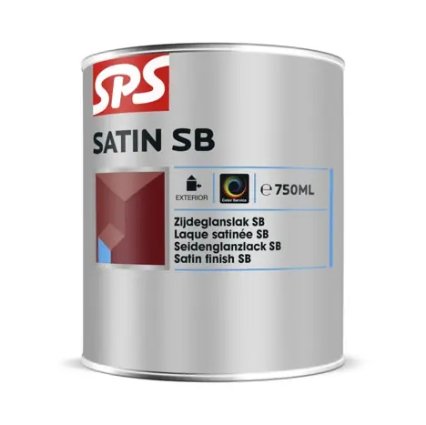 SPS Satin SB Zijdeglans Lak -Terpentinebasis - Wit - 750ml Actieprijs